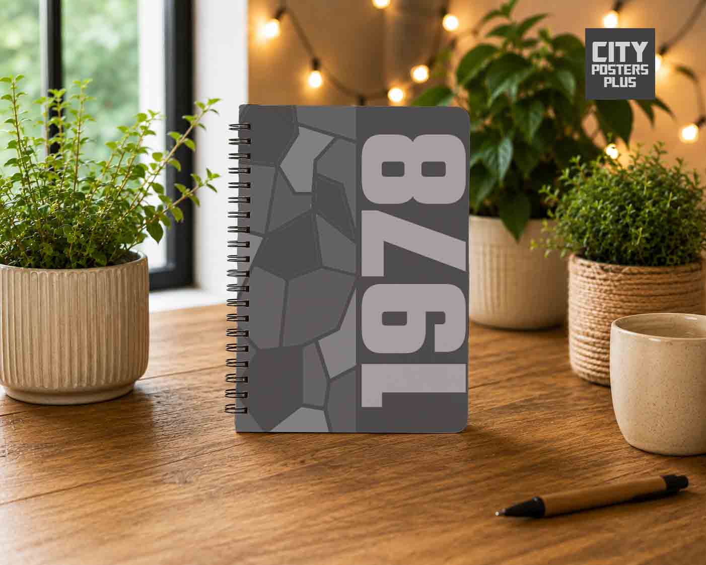 Notebook Plus One 1978 Year Notebook (Charcoal Grey)