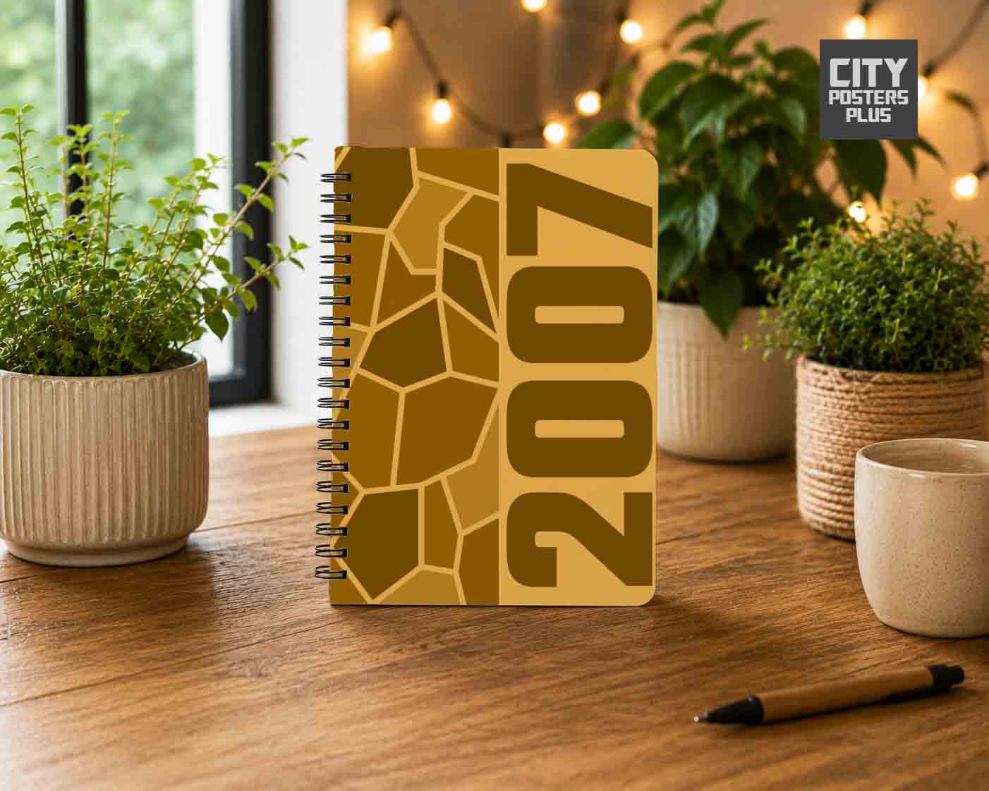 Notebook Plus One 2007 Year Notebook (Golden Yellow)
