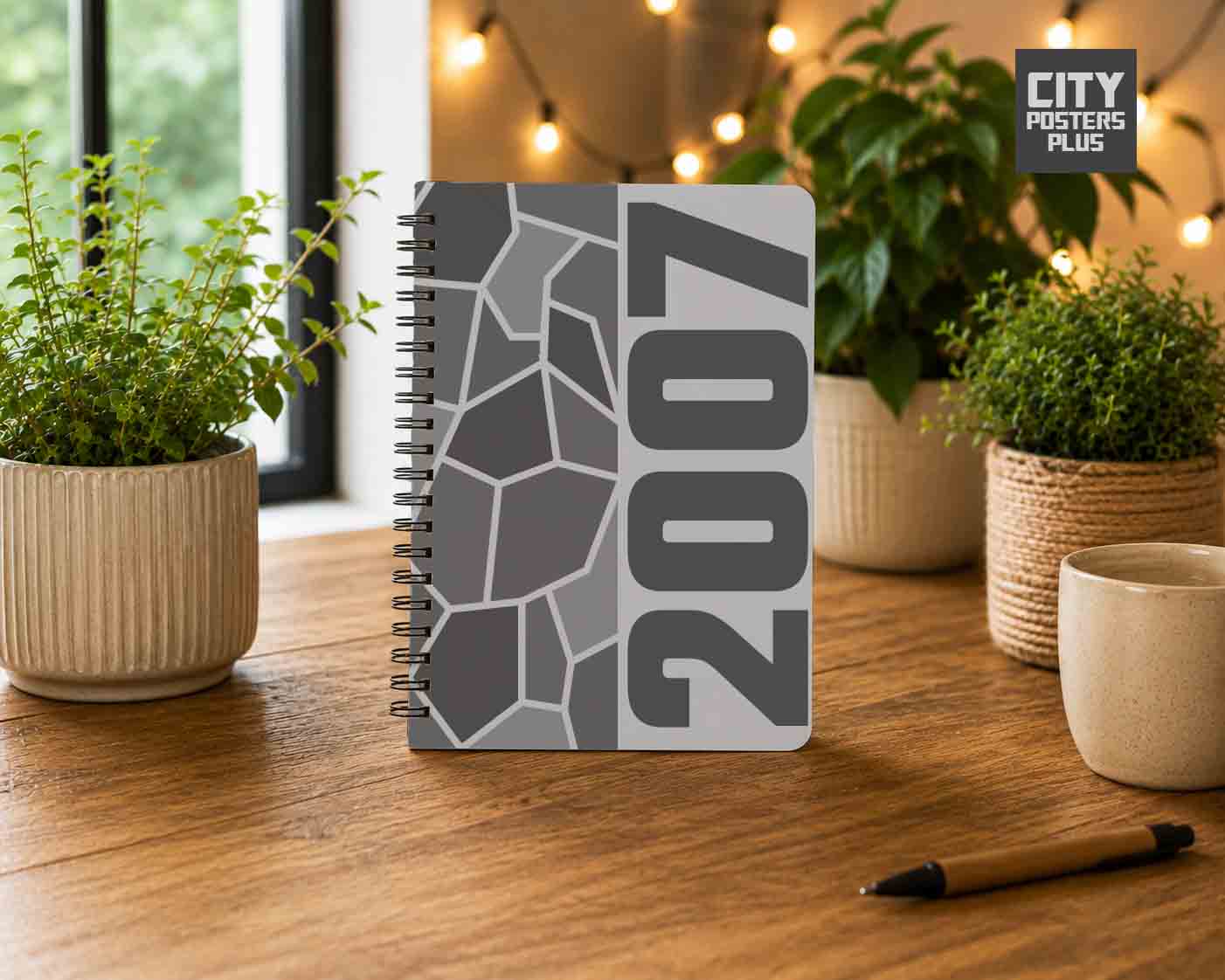 Notebook Plus One 2007 Year Notebook (Melange Grey)