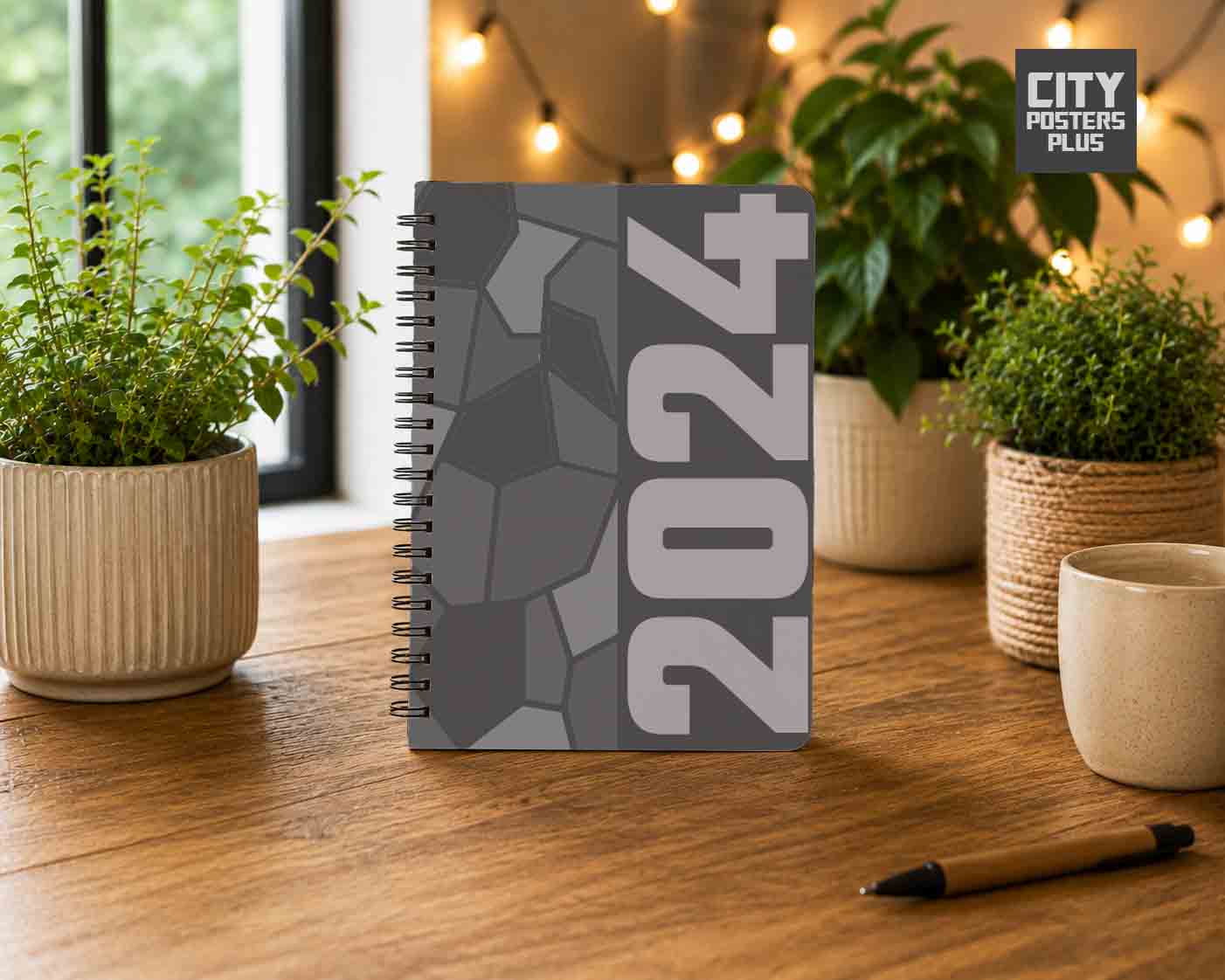 Notebook Plus One 2024 Year Notebook (Charcoal Grey)