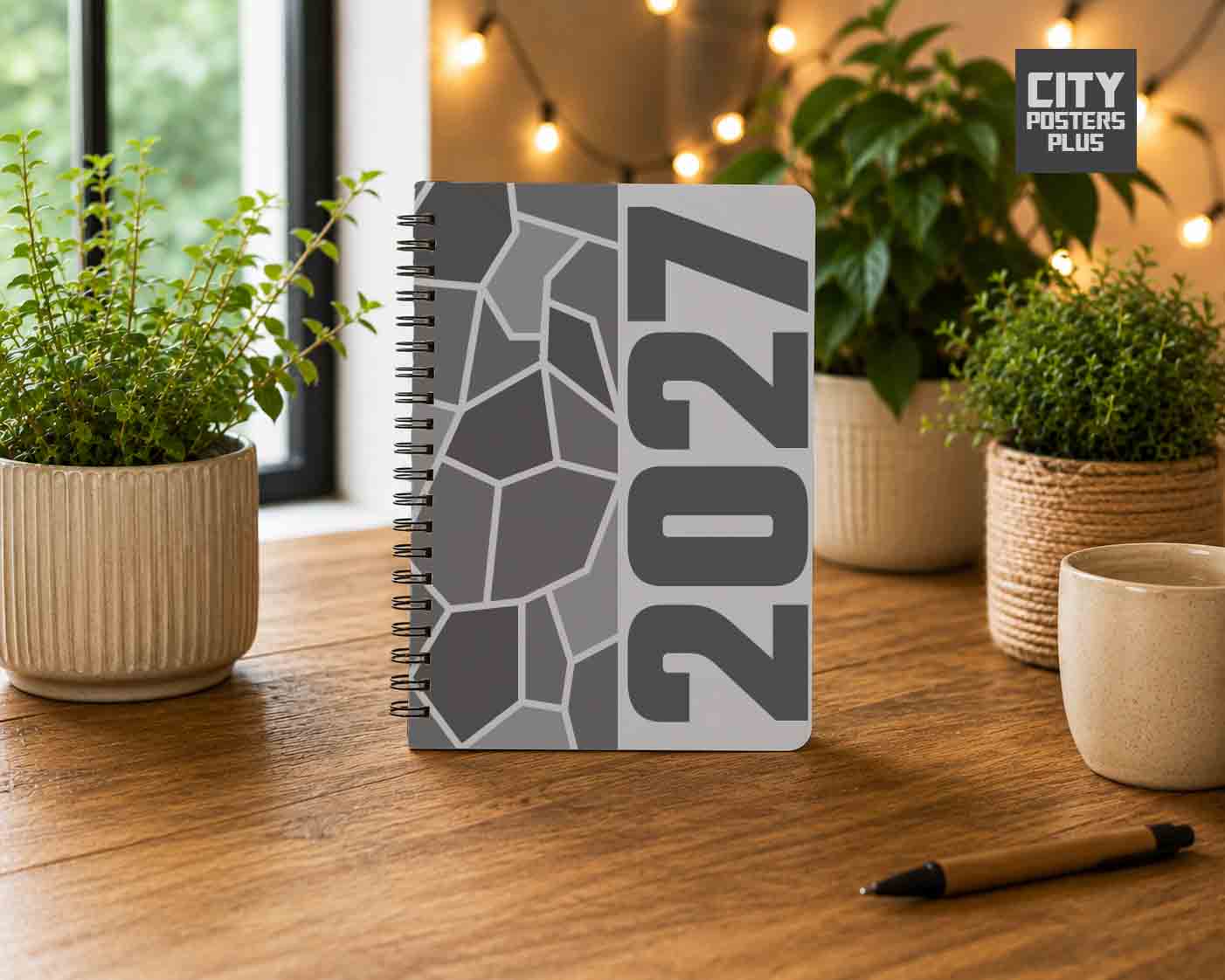 Notebook Plus One 2027 Year Notebook (Melange Grey)