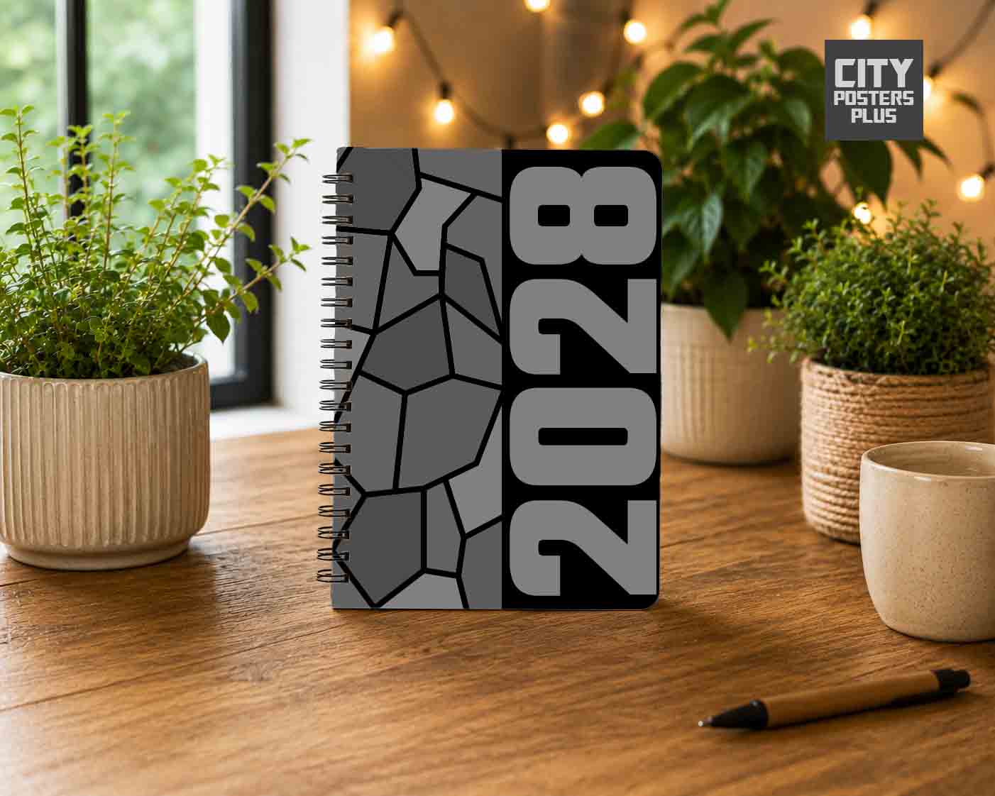 Notebook Plus One 2028 Year Notebook (Black)