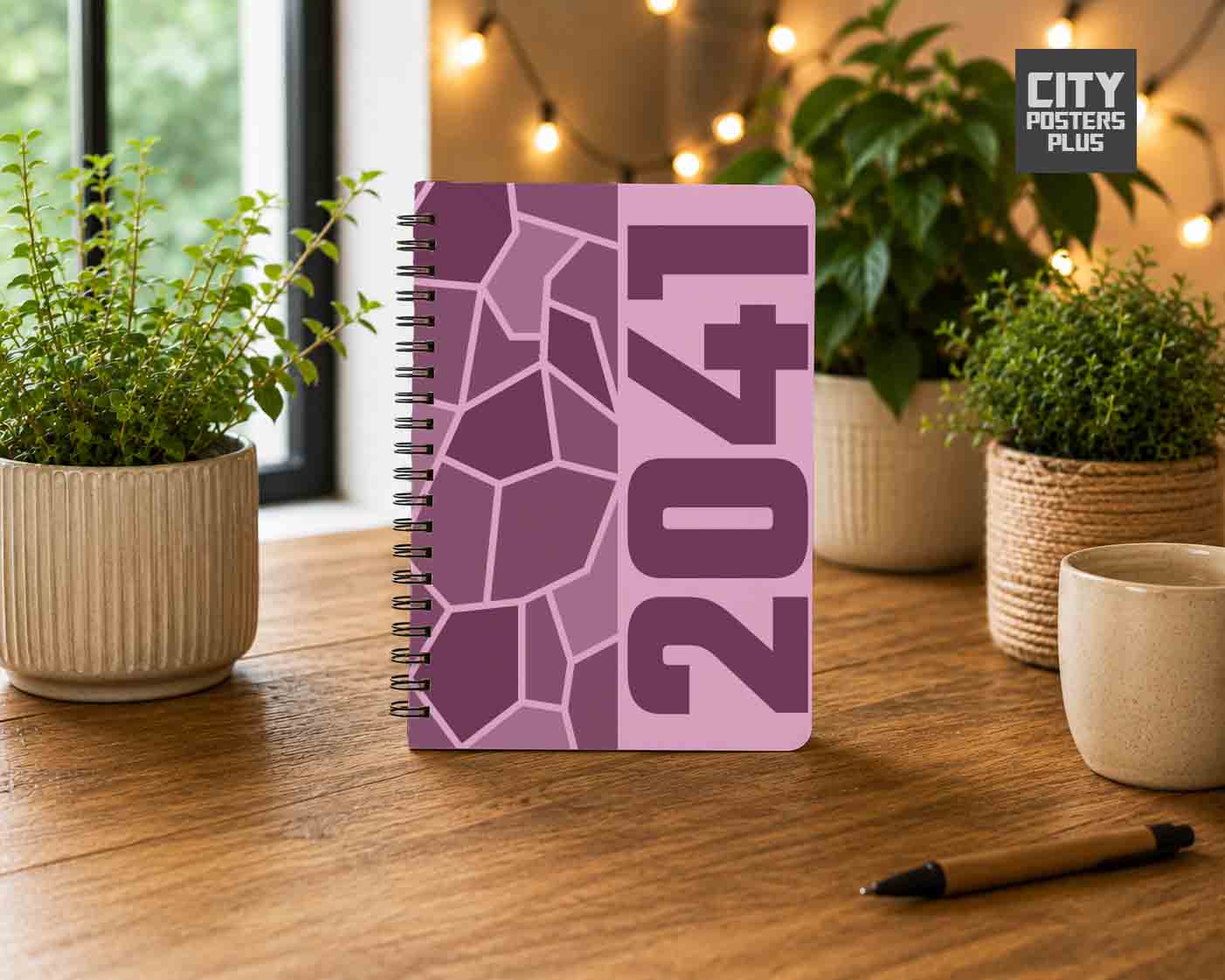 Notebook Plus One 2041 Year Notebook (Light Pink)