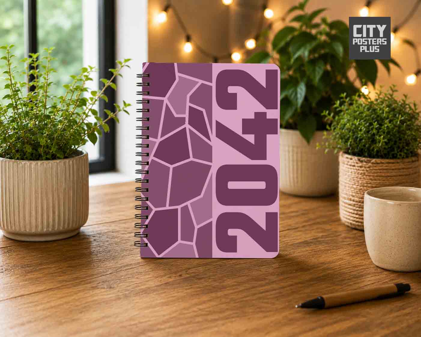 Notebook Plus One 2042 Year Notebook (Light Pink)
