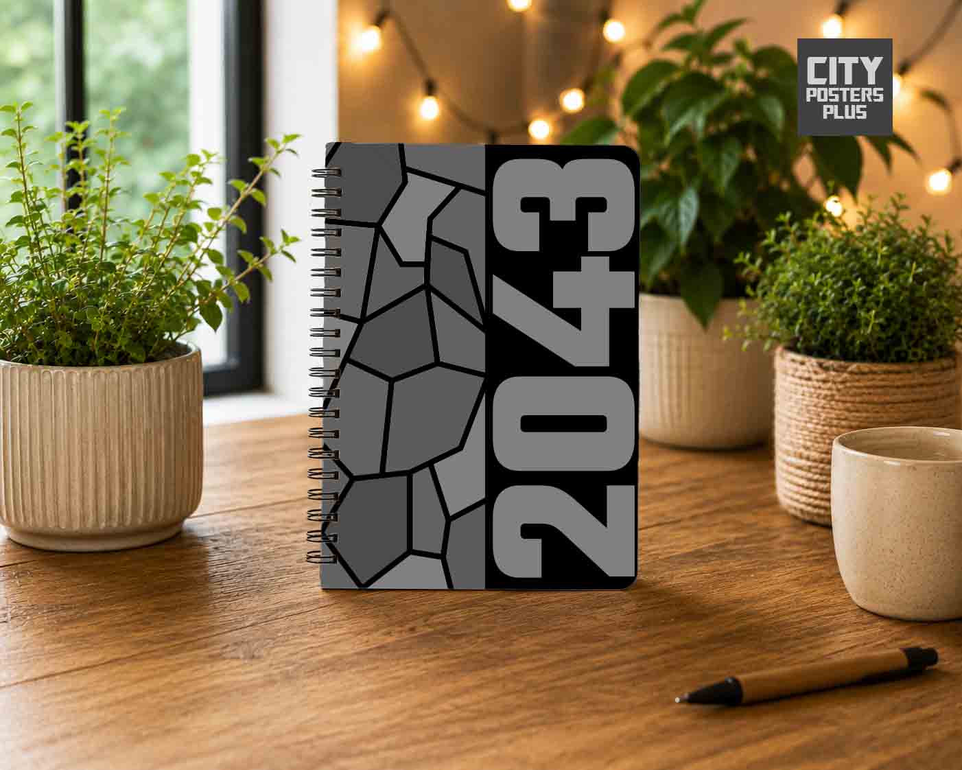 Notebook Plus One 2043 Year Notebook (Black)