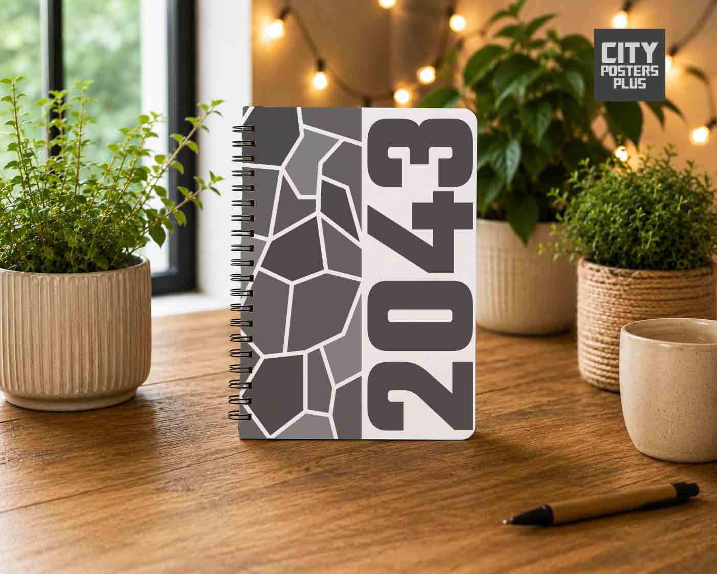 Notebook Plus One 2043 Year Notebook (White)