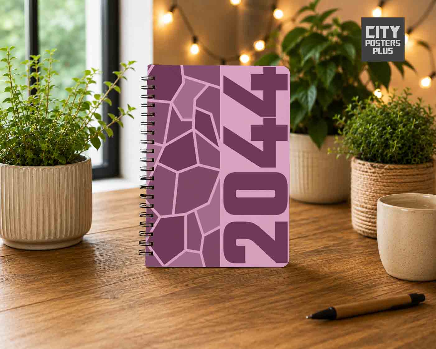 Notebook Plus One 2044 Year Notebook (Light Pink)