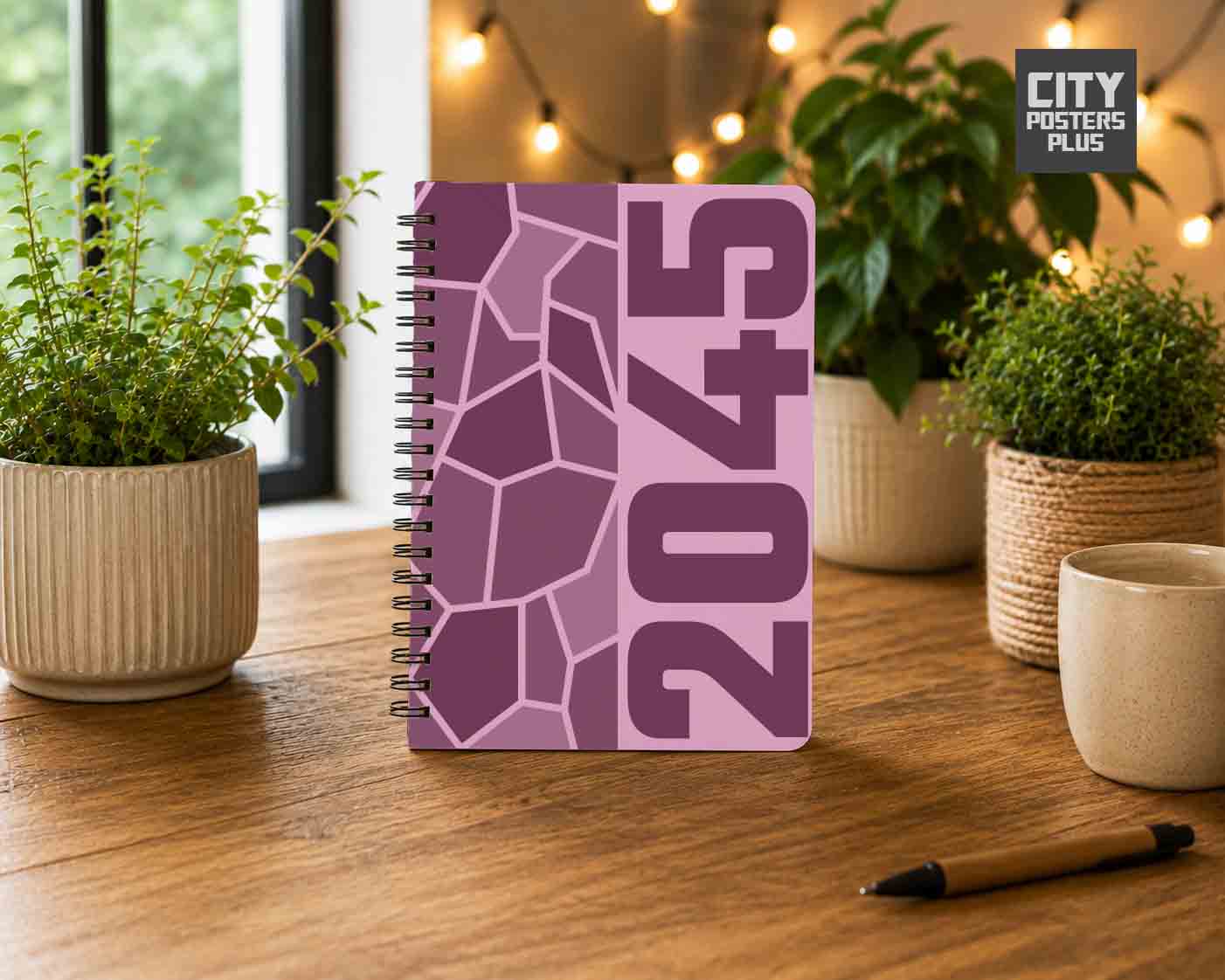 Notebook Plus One 2045 Year Notebook (Light Pink)