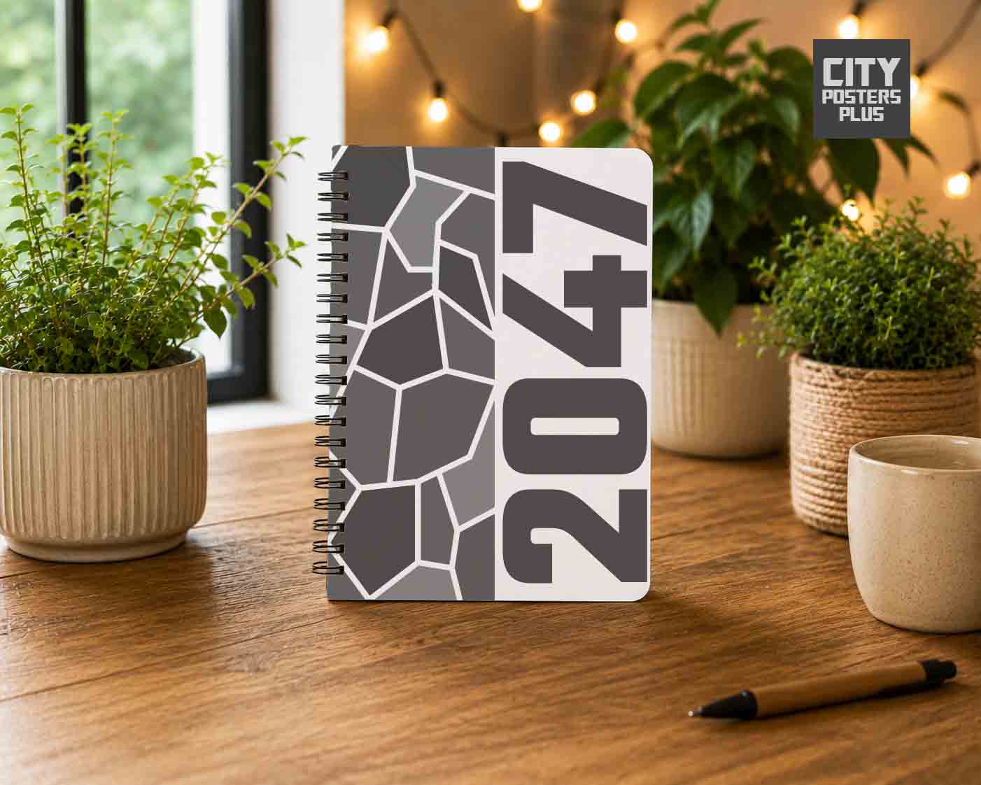 Notebook Plus One 2047 Year Notebook (White)