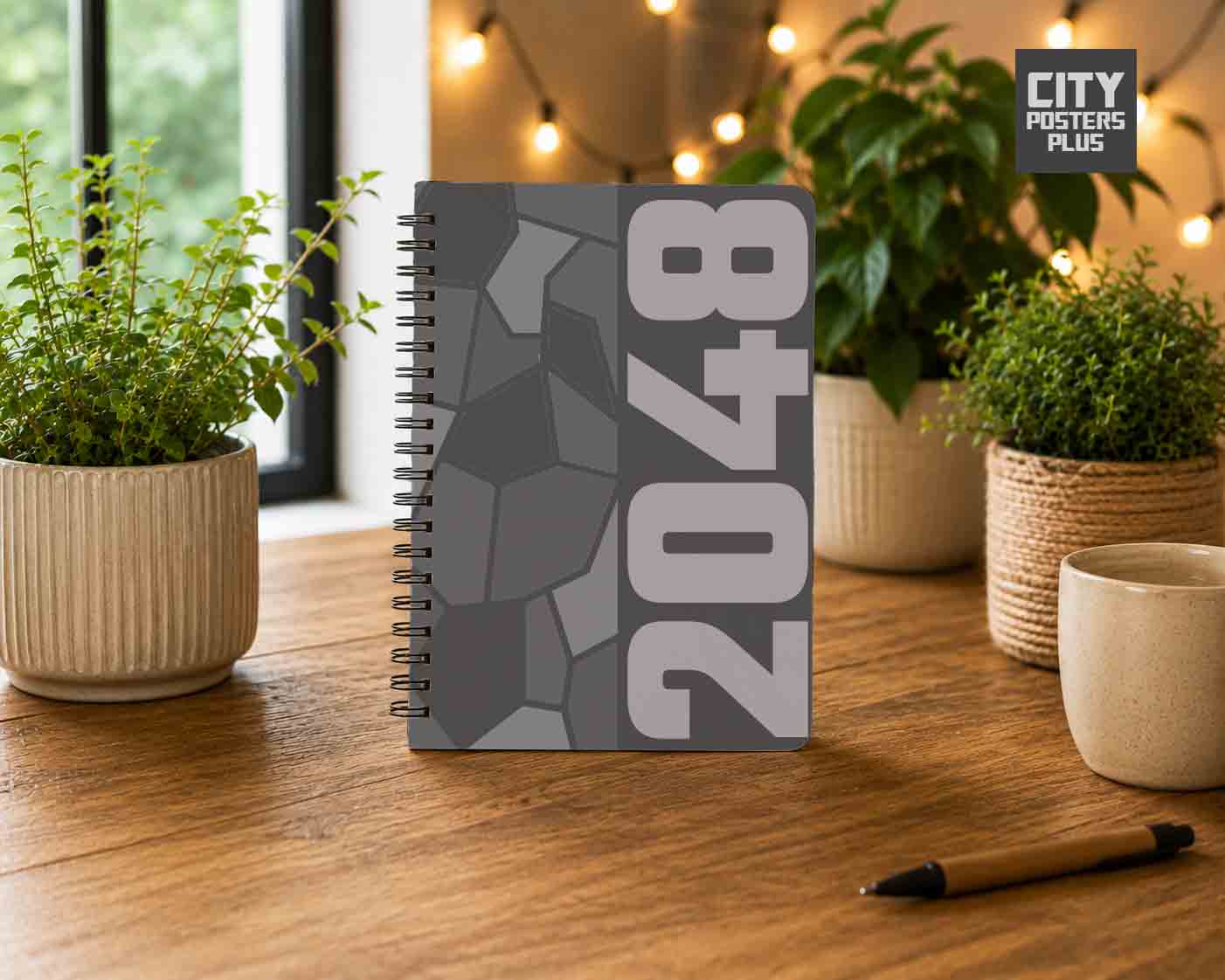 Notebook Plus One 2048 Year Notebook (Charcoal Grey)