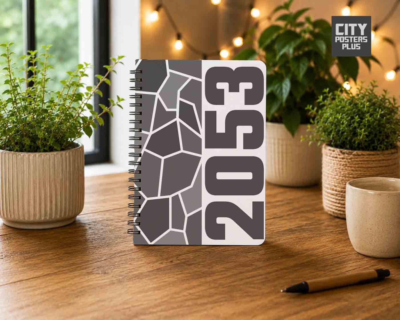 Notebook Plus One 2053 Year Notebook (White)