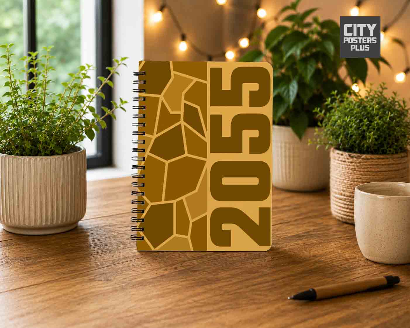 Notebook Plus One 2055 Year Notebook (Golden Yellow)