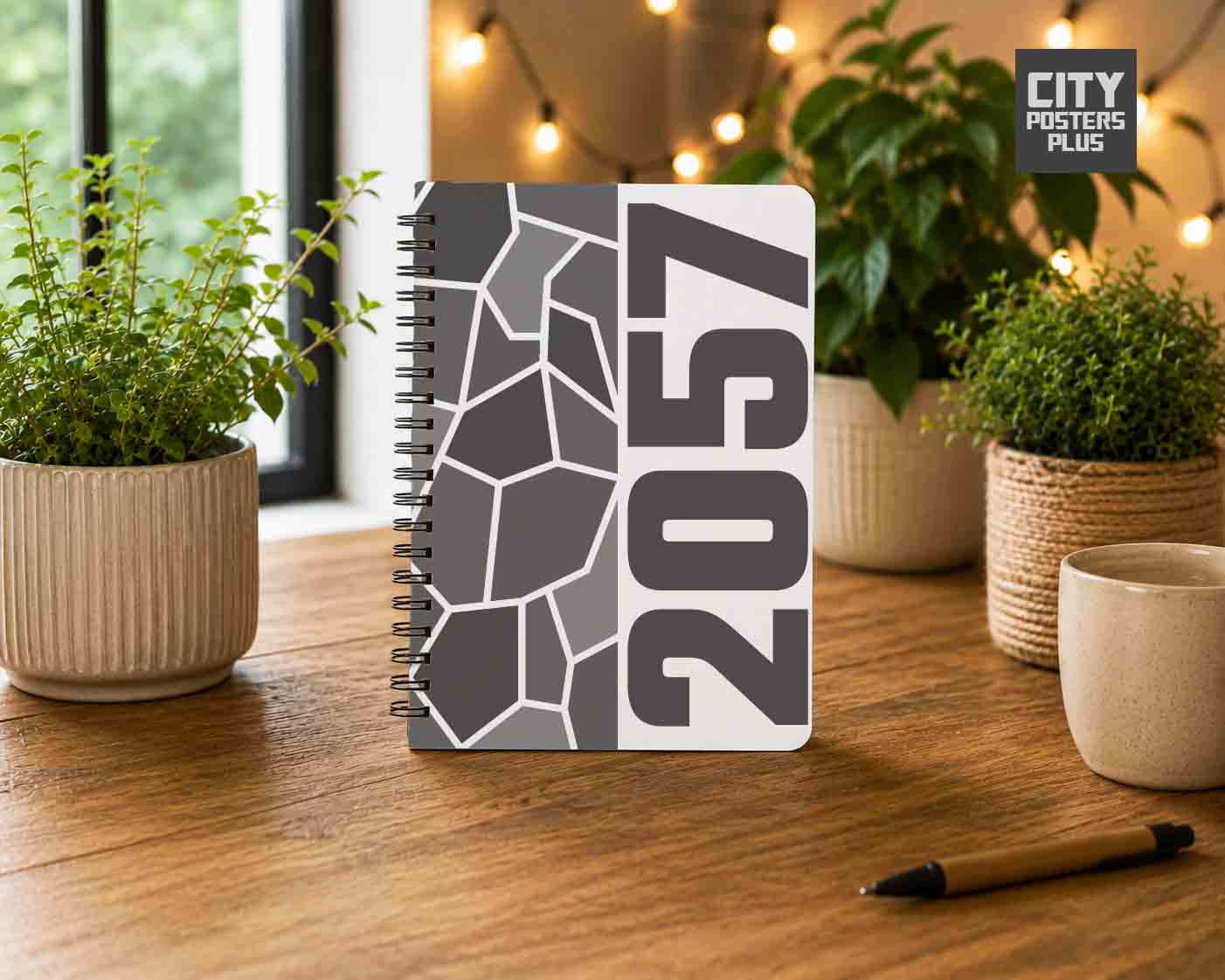 Notebook Plus One 2057 Year Notebook (White)