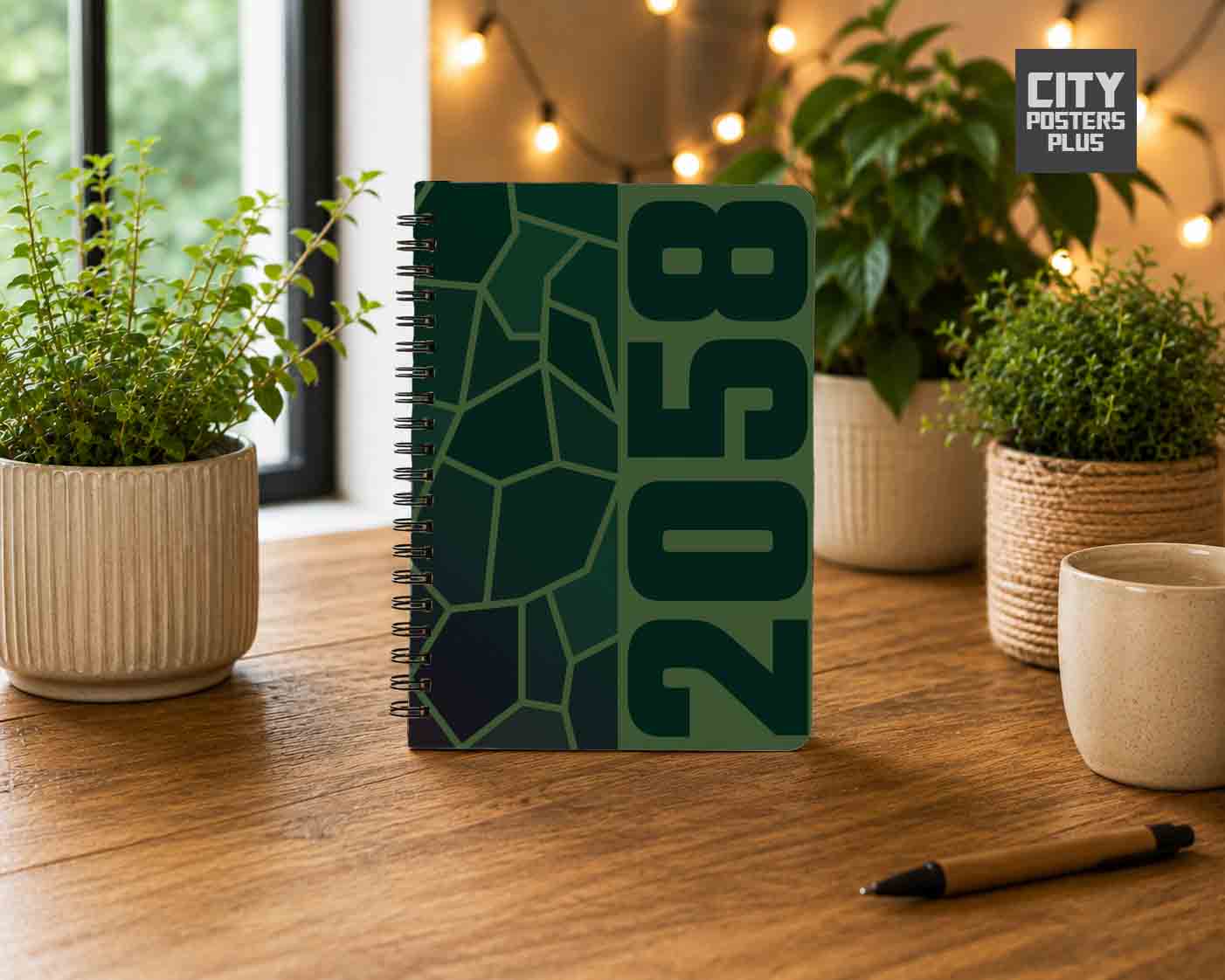 Notebook Plus One 2058 Year Notebook (Olive Green)