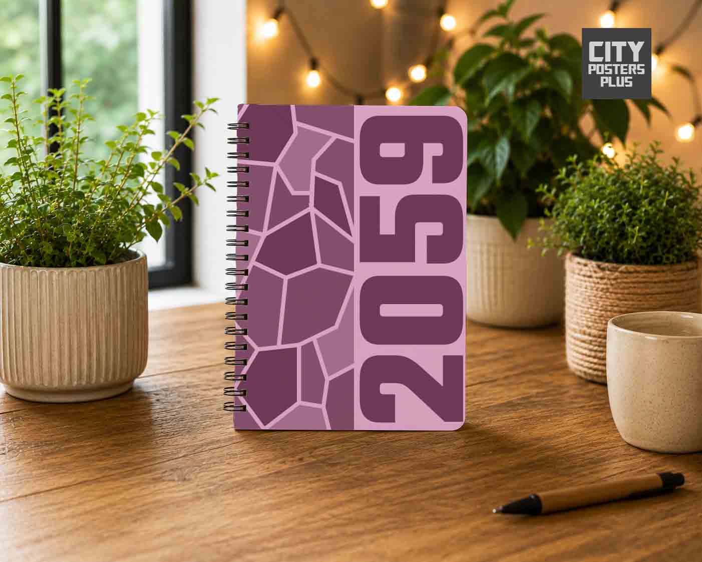 Notebook Plus One 2059 Year Notebook (Light Pink)