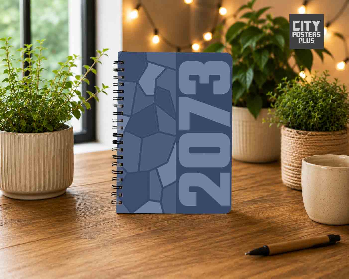 Notebook Plus One 2073 Year Notebook (Navy Blue)