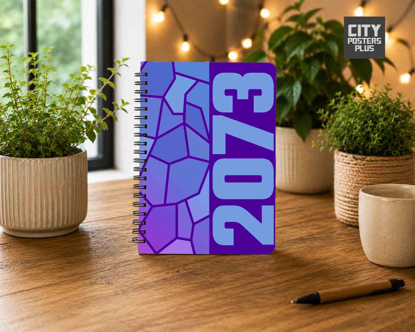 Notebook Plus One 2073 Year Notebook (Purple)