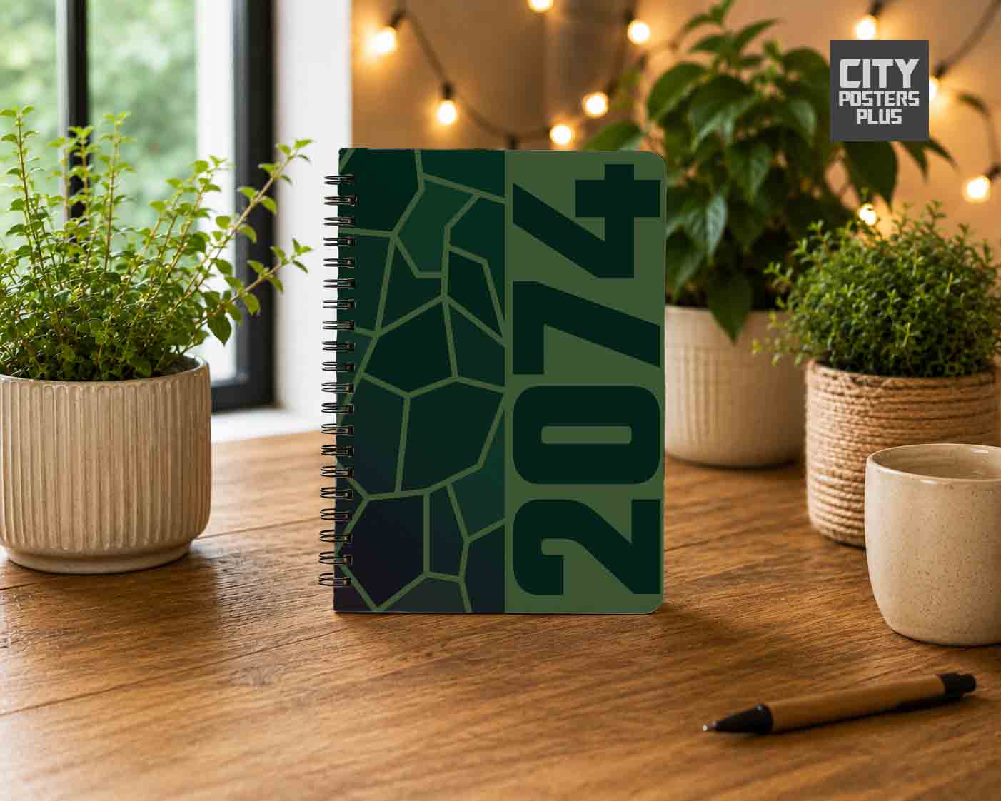 Notebook Plus One 2074 Year Notebook (Olive Green)