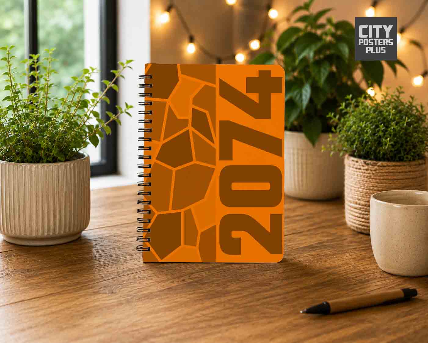 Notebook Plus One 2074 Year Notebook (Orange)