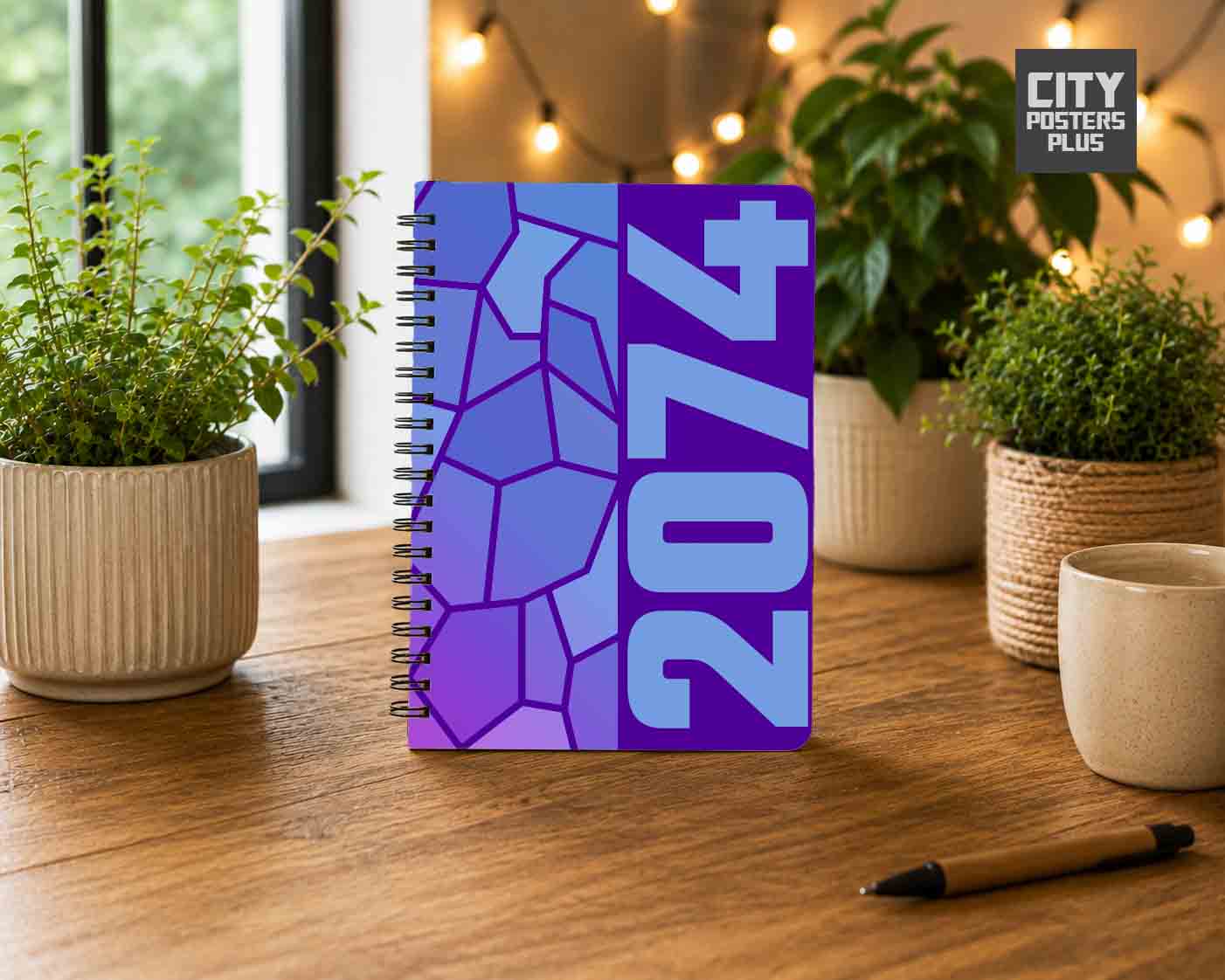 Notebook Plus One 2074 Year Notebook (Purple)