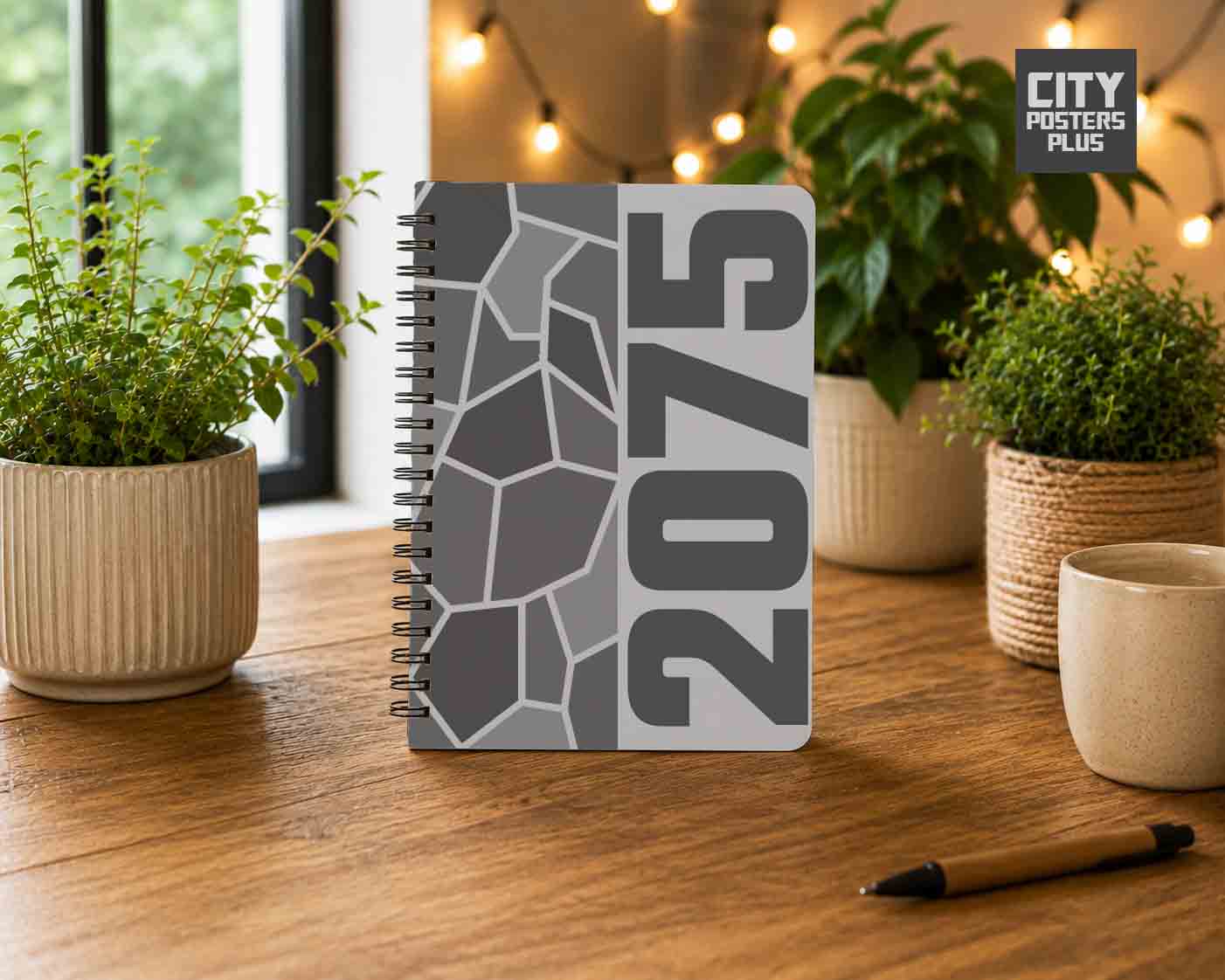 Notebook Plus One 2075 Year Notebook (Melange Grey)