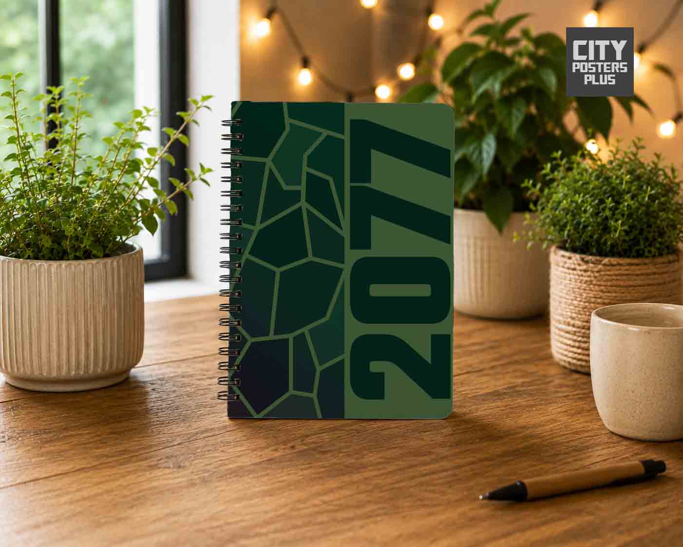 Notebook Plus One 2077 Year Notebook (Olive Green)