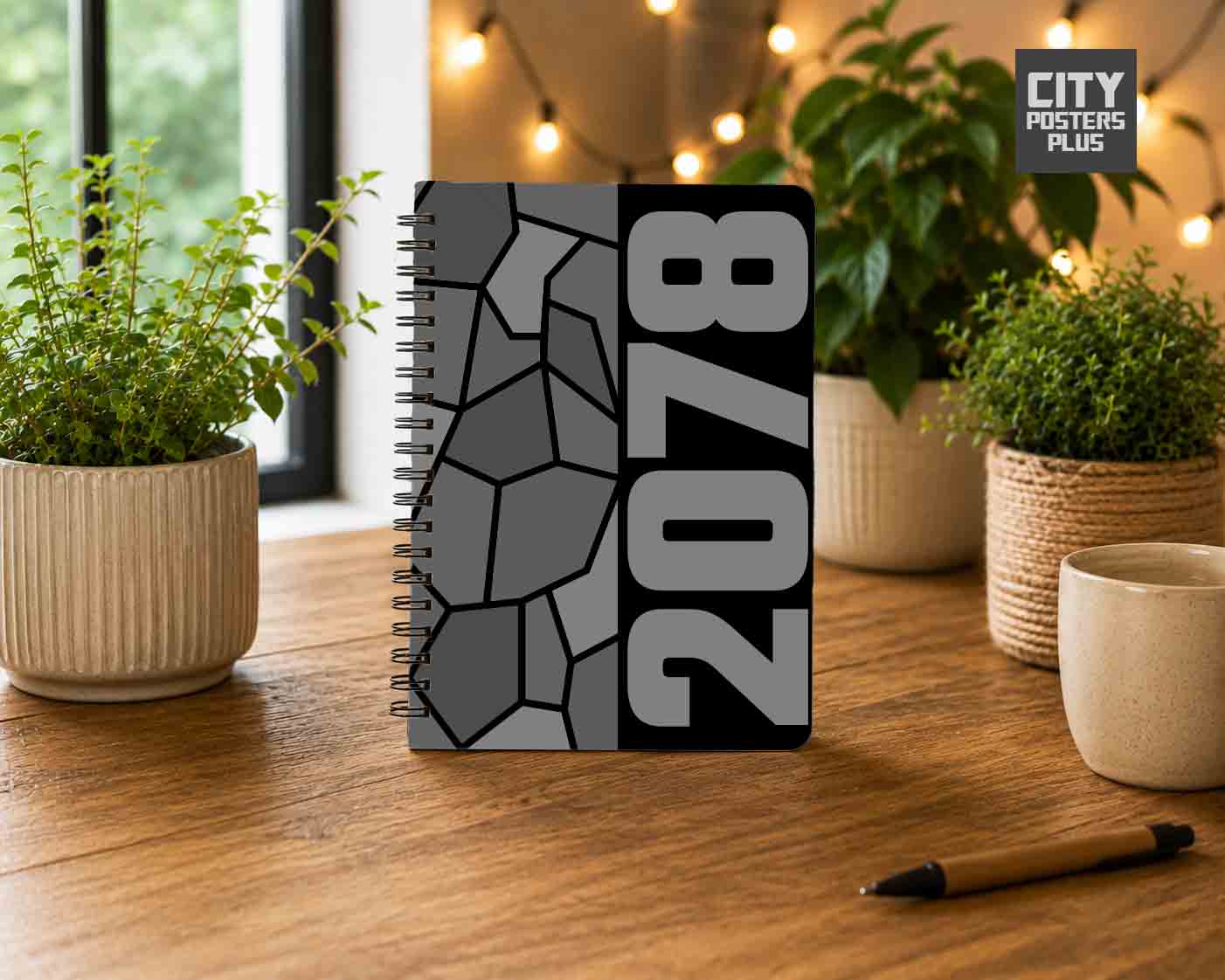 Notebook Plus One 2078 Year Notebook (Black)