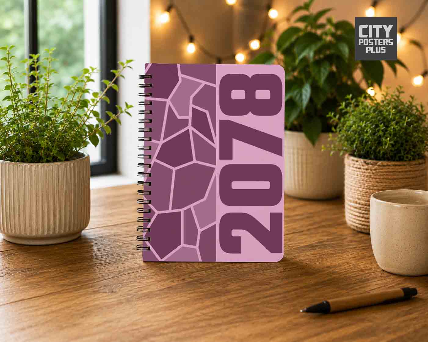 Notebook Plus One 2078 Year Notebook (Light Pink)