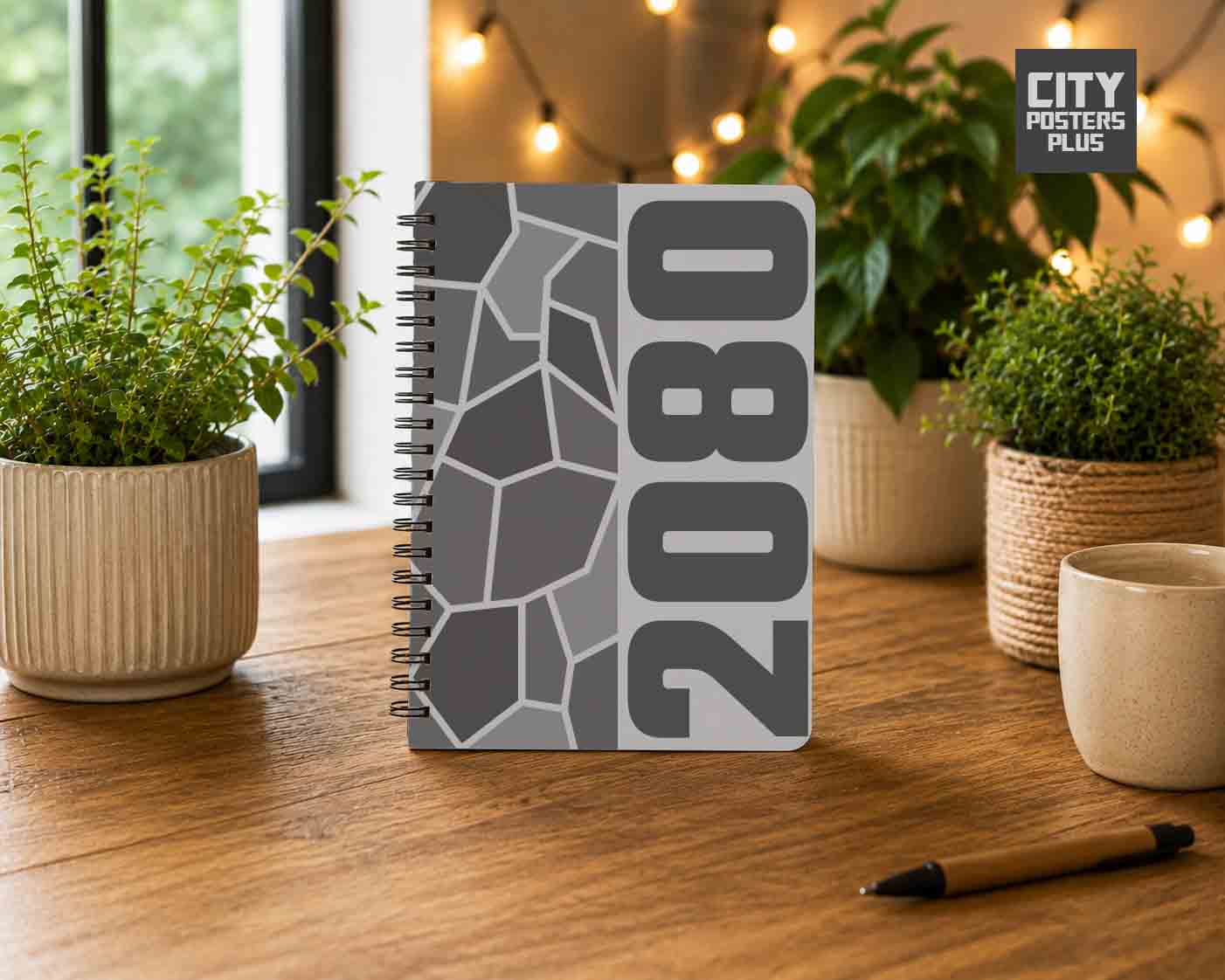 Notebook Plus One 2080 Year Notebook (Melange Grey)