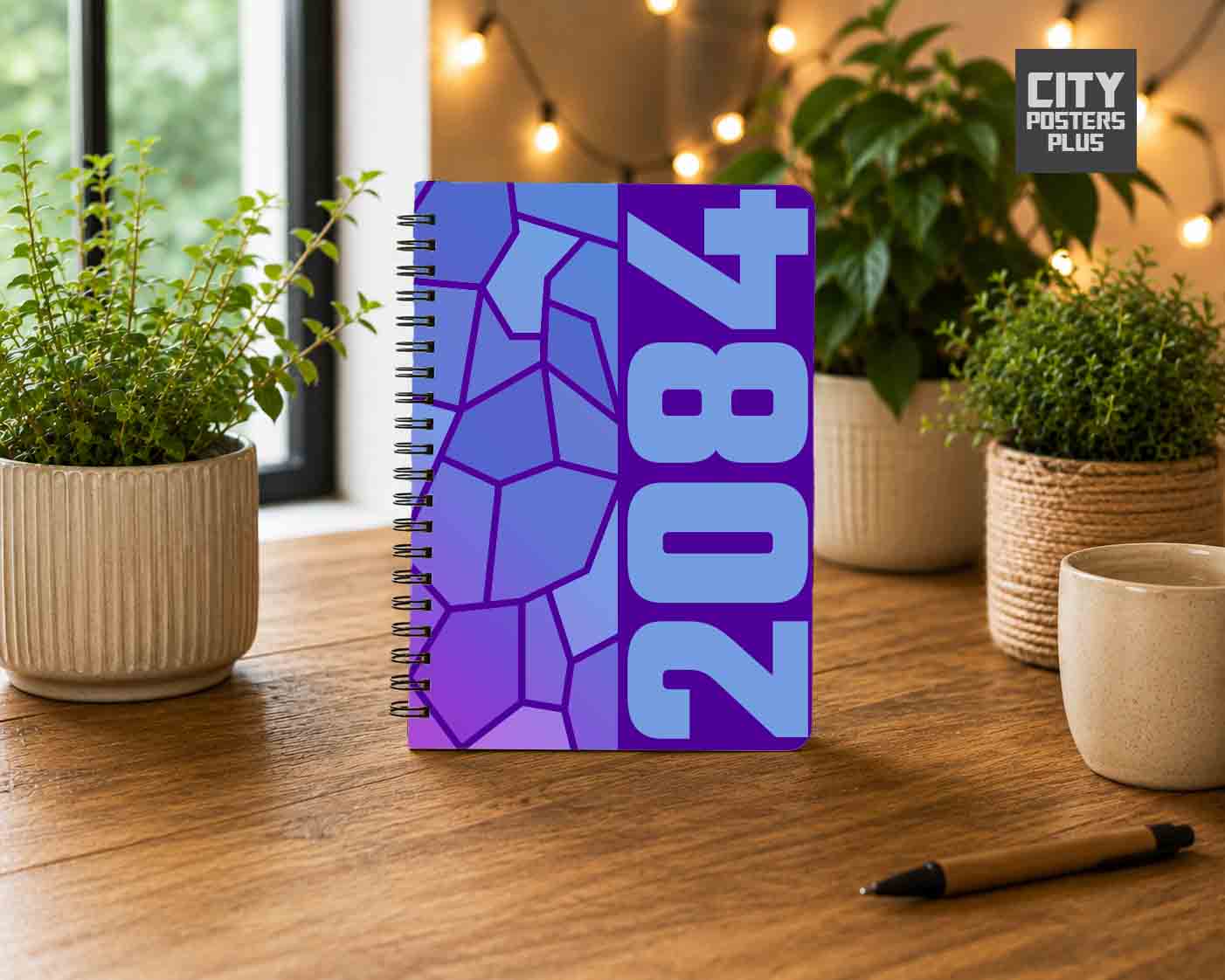 Notebook Plus One 2084 Year Notebook (Purple)